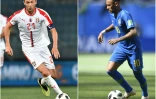 Le Serbe Nemanja Matic et le Brésilien Neymar Jr