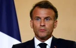 Le président français Emmanuel Macron prononce un discours à Paris, le 5 mai 2025