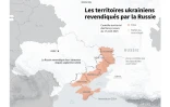Les territoires ukrainiens revendiqués par la Russie