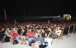 Mercredi 3 novembre 2010 - projection de &quot;Comme un torrent&quot; sur la plage des Brisants à Saint-Gilles-les-Bains (Photos : Julie Fioretti)