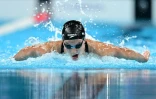 La nageuse canadienne Summer McIntosh lors de la demi-finale du 200 m 4 nages aux Jeux olympiques 2024 de Paris à Paris La Défense Arena (Nanterre) le 2 août 2024