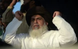 Le leader du groupe religieux pakistanais Tehreek-i-Labaik Yah Rasool Allah Pakistan (TLYRAP) Khadim Hussain Rizvi à Islamabad, le 26 novembre 2017