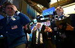 Des traders à la Bourse de New York, le 16 mars 2020