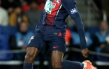 L'attaquant parisien Ousmane Dembélé contre Rennes en Coupe de France, le 3 avril 2024 au Parc des Princes