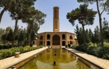 La tour à vent des jardins de Dowlat-Abad, le 3 juillet 2023 à Yazd, en Iran