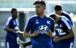 Le milieu brésilien de Lyon, Thiago Mendes, à l'entraînement avec ses coéquipiers à Decines-Charpieu, le 4 juillet 2019