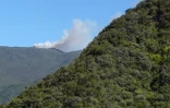 Samedi 13 novembre 2010: Incendie sur la route du volcan (photo: Mounice Najafaly)