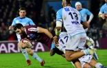 Le centre de Bègles-Bordeaux Jean-Baptiste Dubié marque un essai contre Bayonne, le 4 janvier 2020 au stade Jacques-Chaban-Delmas de Bordeaux 
