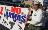 Manifestation contre les armes et la violence à Ciudad Juarez, le 23 juin 2018 au Mexique