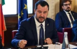 Le ministre italien de l'Intérieur Matteo Salvini, le 15 juillet 2019 à Rome