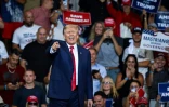 L'ancien président américain Donald Trump en meeting à Wilkes-Barre, en Pennsylvanie, le 3 septembre 2022
