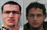 Montage de portraits fourni le 19 décembre 2016 par la police allemande du Tunisien Anis Amri, suspecté d'avoir commis l'attentat au camion-bélier à Berlin