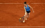 La Française Lois Boisson en quarts de finale de Roland-Garros contre la Russe Mirra Andreeva le 4 juin 2025 à Paris