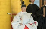 Le nouvel empereur du Japon Naruhito le 8 mai 2019 au palais impérial de Tokyo
