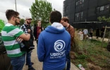Des employés d'Ubisoft en grève à Montpellier, le 15 octobre 2024 dans l'Hérault