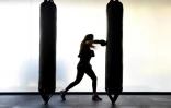 Halah Alhamrani, entraîneuse de boxe en Arabie saoudite qui dirige un club de gym pour femmes, le 19 février 2018 à Djeddah  