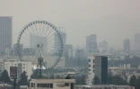 Nuage de pollution Ă Puebla, dans le centre du Mexique, le 16 mai 2019