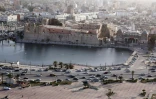 Une vue aérienne de la capitale libyenne Tripoli, le 25 février 2016