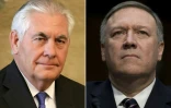 Rex Tillerson (G) a été remplacé mardi par Mike Pompeo pour diriger la diplomatie américaine