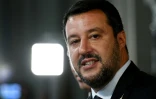 Matteo Salvini, chef de la Ligue et ministre de l'Intérieur italien sortant, le 22 août 2019 à Rome