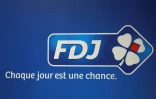 Le logo de la Française des jeux, photo prise à Pantin le 20 septembre 2016