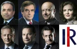Les candidats à la primaire de la droite