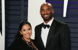Le basketteur Kobe Bryant et son épouse Vanessa Bryant lors de la fête des Oscars du magazine Vanity Fair, le 24 février 2019