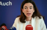 La procureure de la République d'Auch Clémence Meyer lors d'une conférence de presse le 3 juin 2026