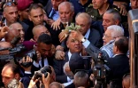 Le président palestinien Mahmoud Abbas à Jénine, en Cisjordanie occupée, le 12 juillet 2023