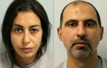 Montage de photos fournies par la police britannique le 24 mai 2018 des Français Sabrina Kouider et Ouissem Medouni