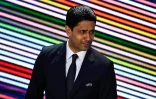 Le président qatari du Paris Saint Germain, Nasser al-Khelaifi, assiste au Congrès de l'UEFA à Paris, le 8 février 2024.