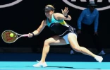 La Russe Anastasia Pavlyuchenkova lors du match contre la Tchèque Karolina Pliskova, le 25 janvier 2020 à Melbourne