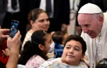 Le pape François dans un hôpital pédiatrique de Mexico, le 14 février 2016