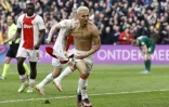 Antony, l'attaquant brésilien de l'Ajax Amsterdam, pendant le match d'Eredivisie contre le Feyenoord Rotterdam, à Amsterdam le 20 mars 2022