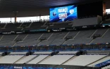 Le Stade de France à la veille du match de la Ligue des nations de l'UEFA entre la France et Israël, le 13 novembre 2024 à Saint-Denis, au nord de Paris