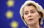 La présidente de la Commission européenne, Ursula von der Leyen, à Strasbourg, le 17 décembre 2025