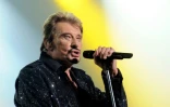 Johnny Hallyday sur la scène du Zénith à Paris, le 25 septembre 2009