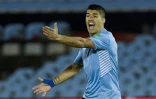 L'Uruguayen Luis Suarez lors du match de qualification pour la Coupe du monde 2022 contre le Paraguay, à Montevideo, le 3 juin 2021