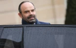 Le Premier ministre Edouard Philippe quitte le Palais de l'Elysée, le 7 mars 2018