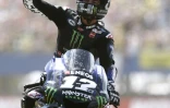 L'Espagnol Maverick Vinales vainqueur du GP des Pays-Bas, sur le circuit d'Assen, le 30 juin 2019