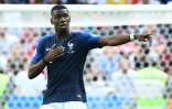 Paul Pogba impliqué sur le but décisif des Bleus contre l'Australie pour leur entrée dans le Mondial à Kazan, le 16 juin 2018