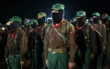 Des membres de l'Armée zapatiste de libération nationale (EZLN) participent à la célébration du 30e anniversaire du soulèvement zapatiste dans une communauté autonome près d'Ocosingo dans l'état du Chiapas dans le sud du Mexique le 31 décembre 2023.