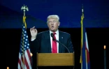 Donald Trump lors d'un meeting électoral à Denver, le 1er juillet 2016