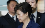 L'ex-présidente sud-coréenne Park Geun-Hye à son arrivée au tribunal de Séoul, le 30 mars 2017