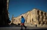 La mosquée-cathédrale de Cordoue, dans le sud de l'Espagne, le 14 mars 2020, désertée par les touristes