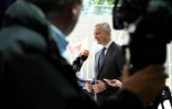 Le ministre français Bruno Le Maire parle aux journalistes en marge d'une rencontre de l'Eurogroupe à Luxembourg, le 13 juin 2019