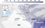 Inondations en Inde et au Népal