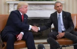 Barack Obama et Donald Trump dans le bureau ovale de la Maison Blanche, le 10 novembre 2016