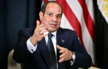 Le président égyptien Abdel Fattah al-Sissi s'exprime lors d'une rencontre bilatérale avec le président américain Donald Trump (non visible) à Davos, en Suisse, le 21 janvier 2026