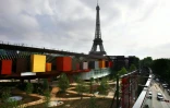 Le musée du Quai Branly le 15 juin 2006 à Paris